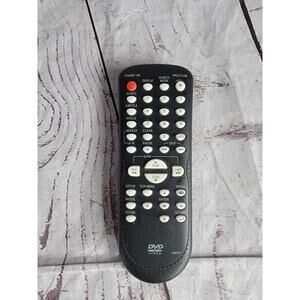 DVD Video Remote Control NB091 Black Needs 2 AA Batteries Works